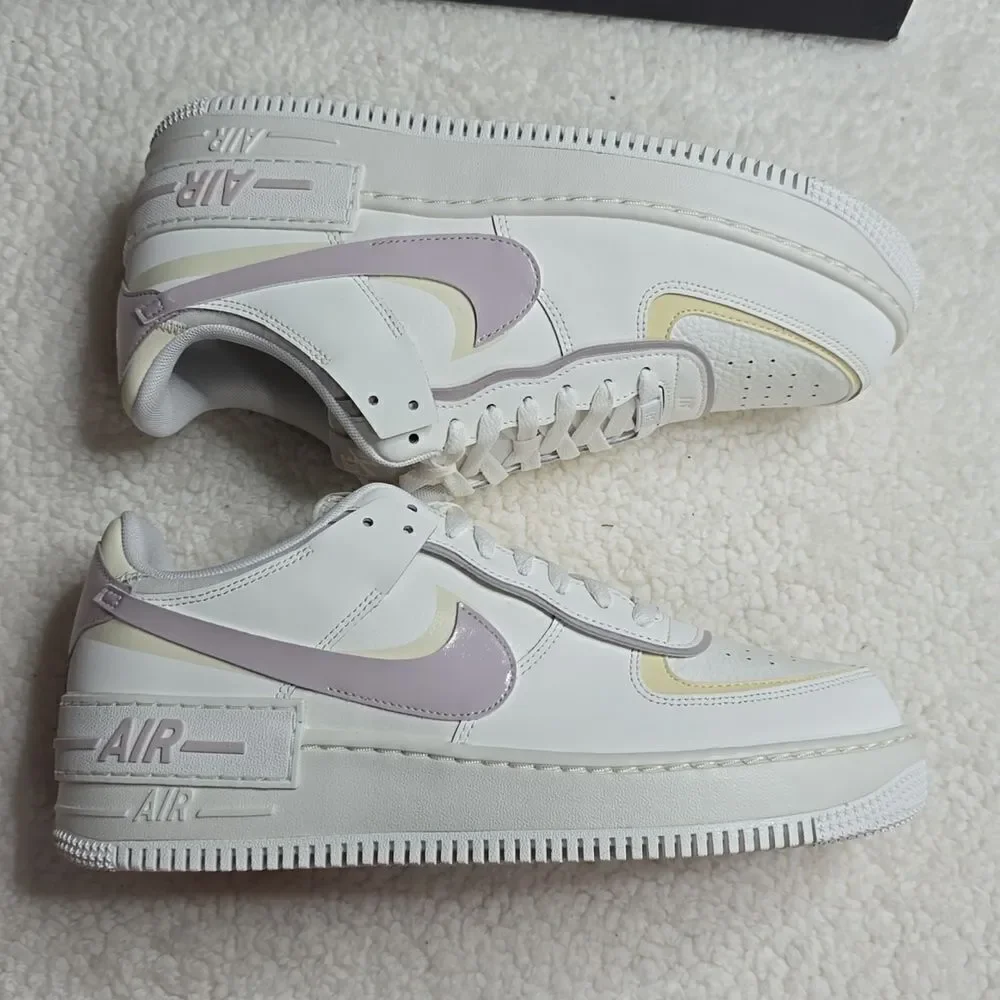 Nike Air Force 1 Low Shadow Sail Platinum Violet Women's Size 12